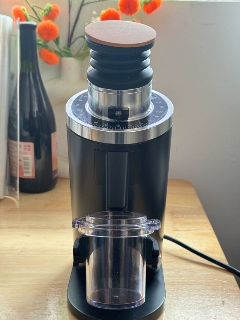 Coffee Grinder Burr Flat - Professionelle elektrische Kaffeemühle DF54P mit 40-mm-Flachmahlwerk