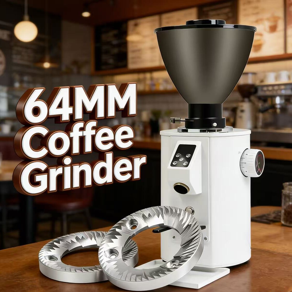 64mm Flachmahlwerk Kommerziell – Coffee Grinder Burr Flat Bewertung und Preis