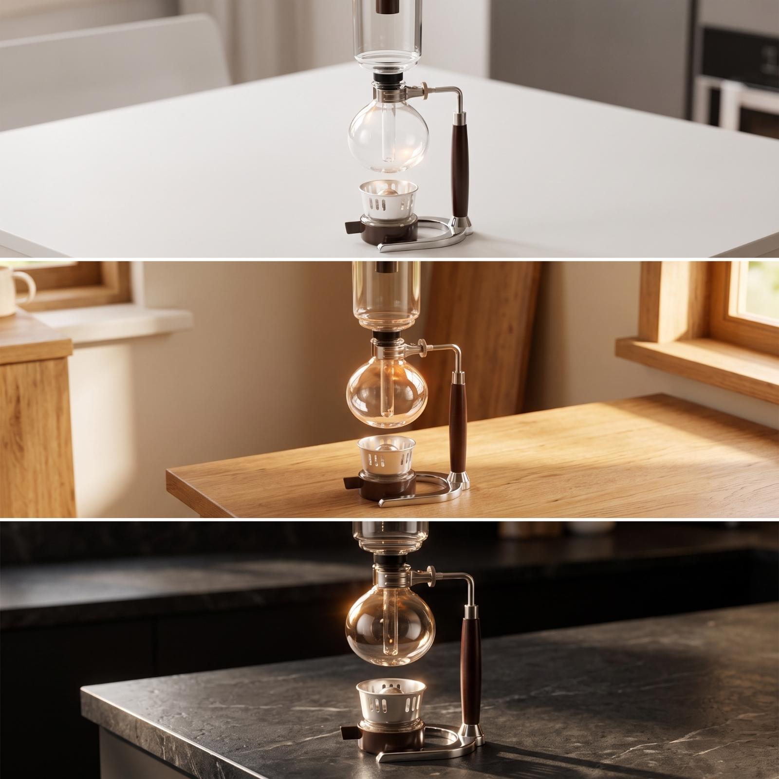 Vakuum-Siphon-Kaffeekanne mit  – Coffee Equipment Pour Over Bewertung und Preis