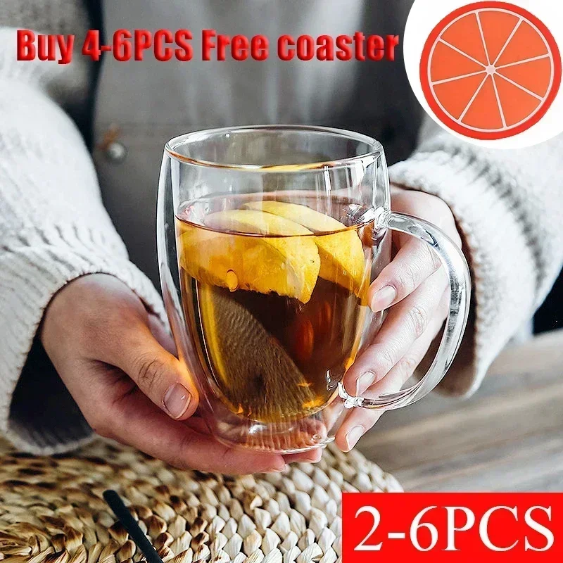 2-6 stücke Doppel-schicht Wand – Espresso Shot Glass Bewertung und Preis